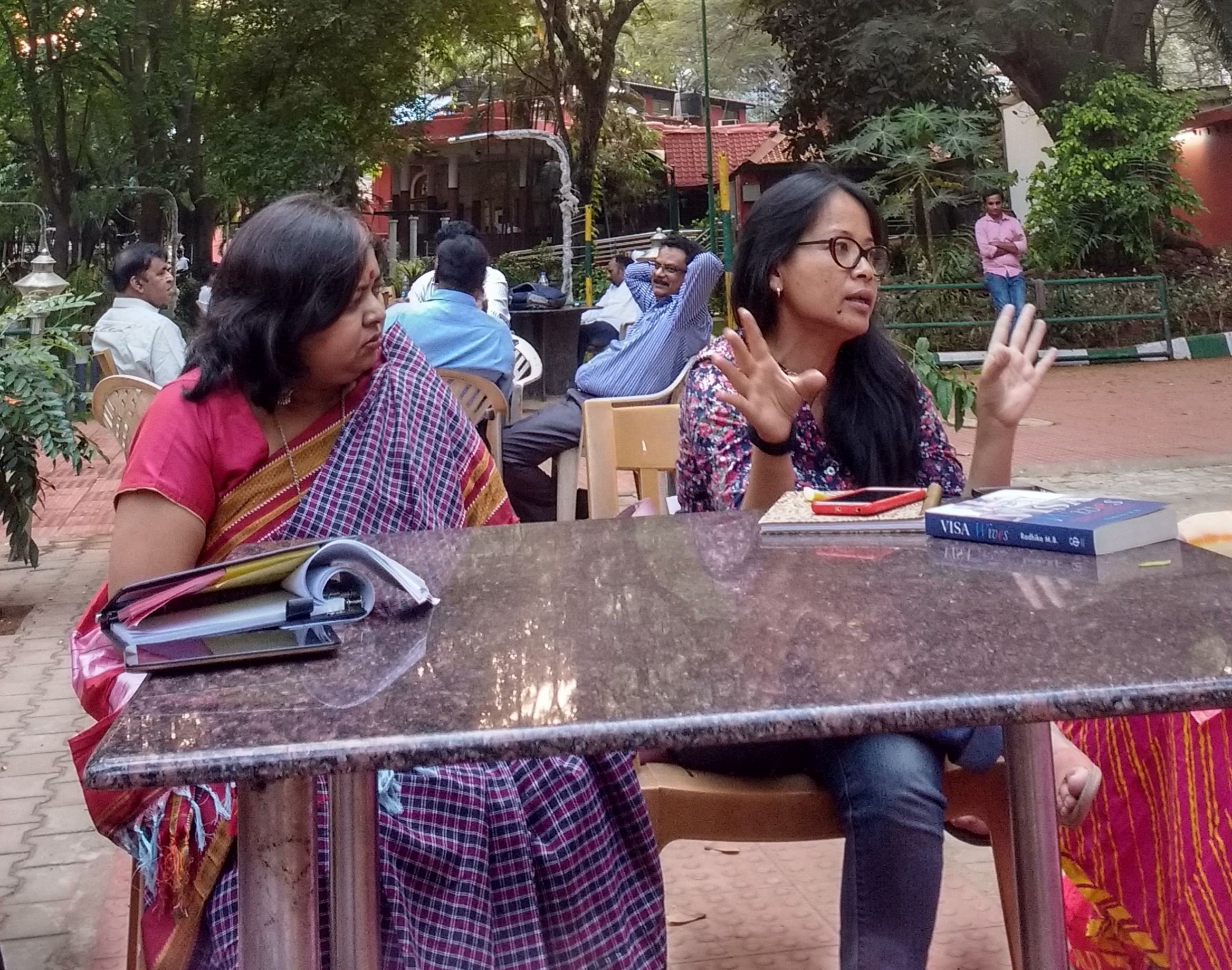 Chitra Ahanthem and Radhika MB cropped